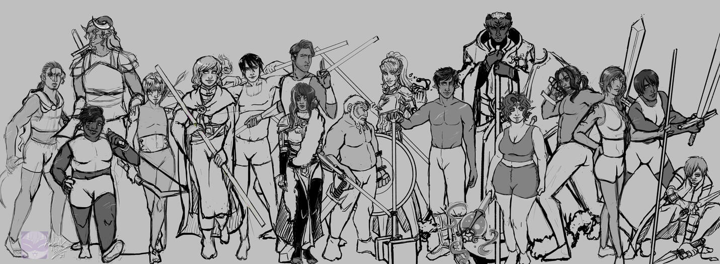 Dragon Age OCs Lineup
